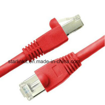 10g CAT6A Snagless Patch Cable avec 50u RJ45 Rouge